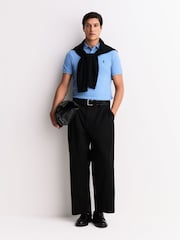 Polo Ralph Lauren Soft Royal Heather Blue Short Sleeve Mesh Polo Shirt - Image 2 of 6