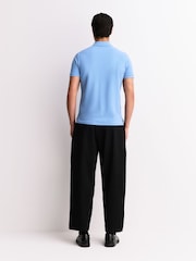 Polo Ralph Lauren Soft Royal Heather Blue Short Sleeve Mesh Polo Shirt - Image 4 of 6