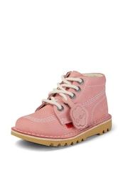 Kickers Pink Kick Hi Zip Boots - Image 2 of 6