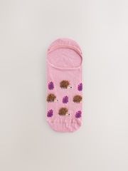Autumn Animals Invisible Socks 5 Pack - Image 3 of 8