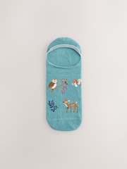 Autumn Animals Invisible Socks 5 Pack - Image 4 of 8