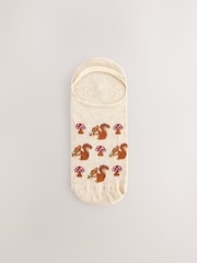 Autumn Animals Invisible Socks 5 Pack - Image 6 of 8
