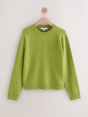 Verde brilhante - Supersoft Crew Neck Long Sleeve Jumper - Imagem 1 de 4