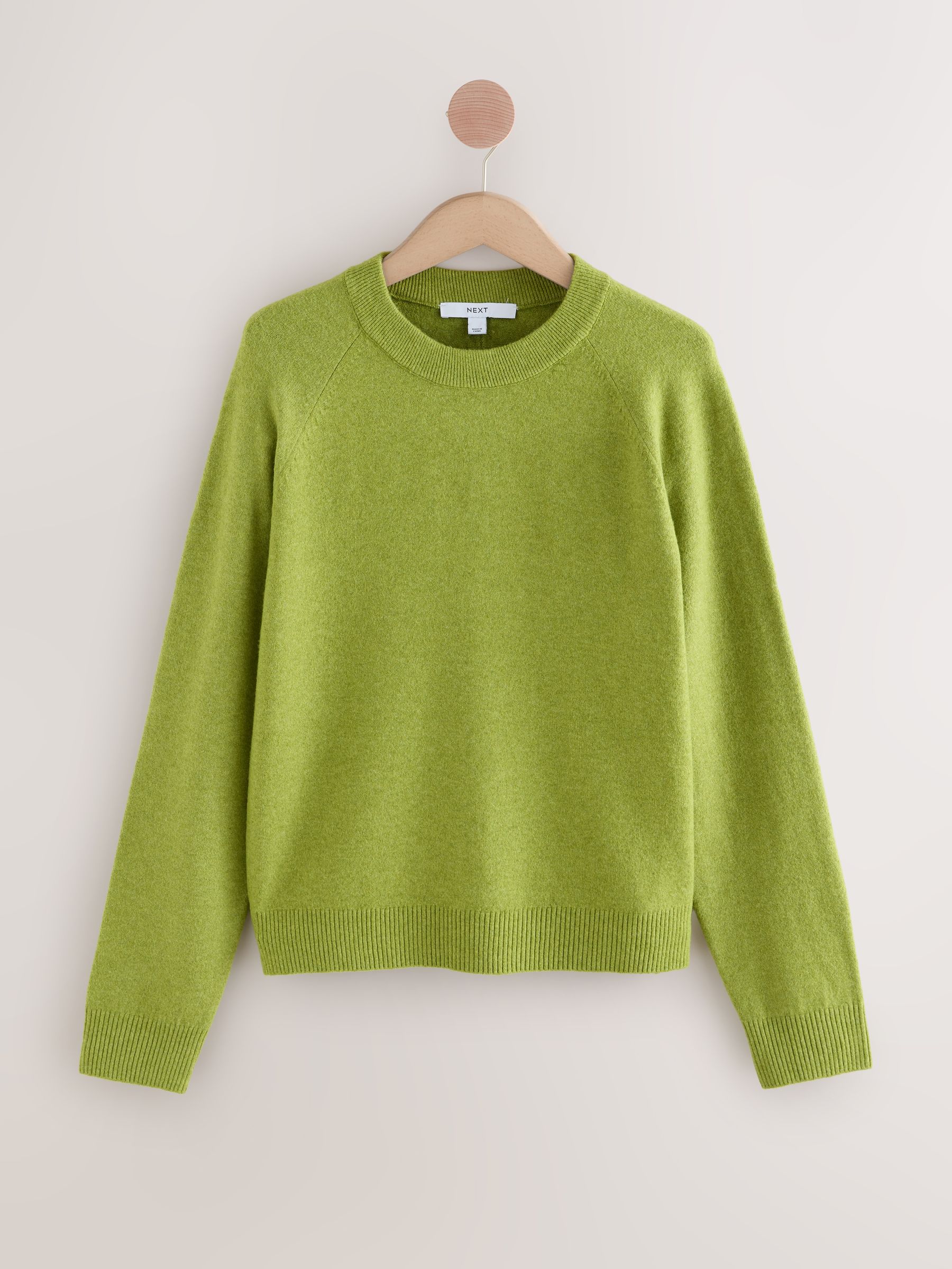 トップス SC KNITTED CREW NECK GREEN size2 Buy Bright Green Supersoft Crew Neck Long Sleeve Jumper from Next USA