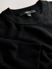 Black Super Soft Short Sleeve Knitted Top - Image 3 of 4