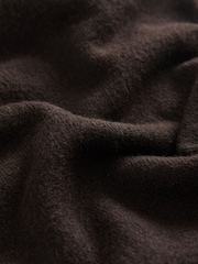 Chocolate Brown Super Soft Short Sleeve Knitted Top - Image 7 of 8