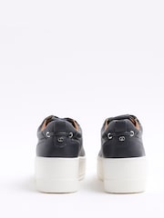 River Island Blue Platform Lace Up Trainers - Image 3 of 5
