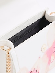 River Island White Floral Mini Tote Crossbody Bag - Image 5 of 6