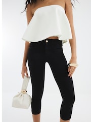 River Island Black Skinny Capri Jeans - Image 2 of 4