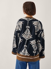 Monsoon Black Pamela Print Blend Jacket - Image 3 of 5