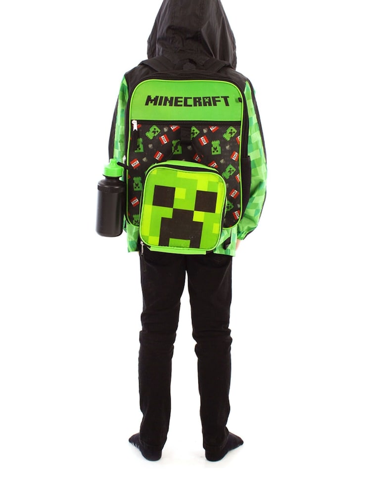 Vanilla Underground Black Boys Minecraft Backpack Set 5 Piece - Image 6 of 6
