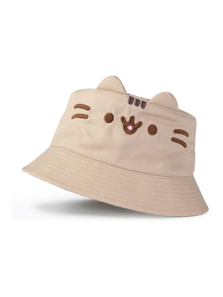 Vanilla Underground Brown Girls Pusheen Bucket Hat - Image 1 of 5