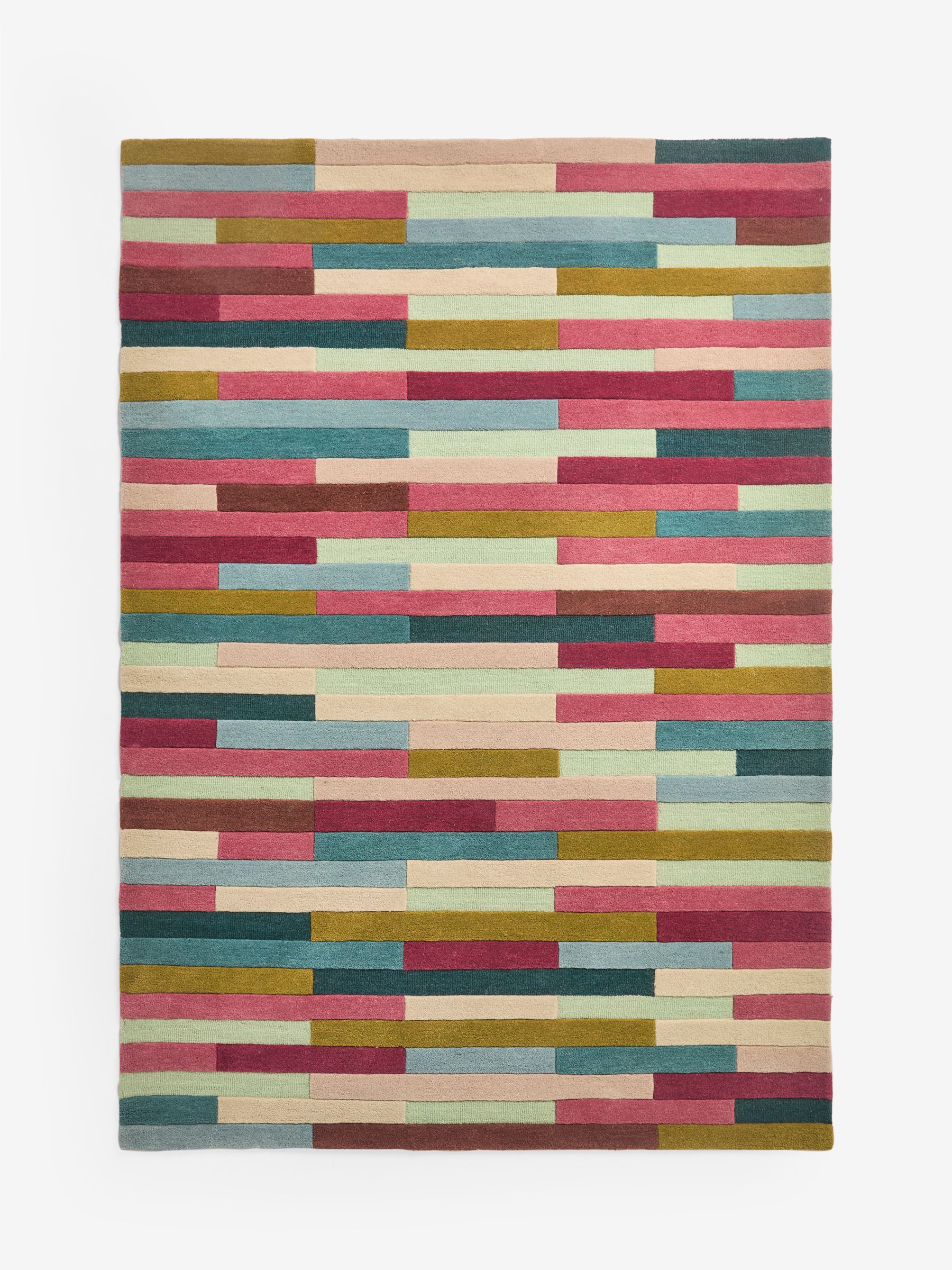 Next Rugs Breh Buy Multi Rio Broken Stripes Wool Rug from the Next UK online shop