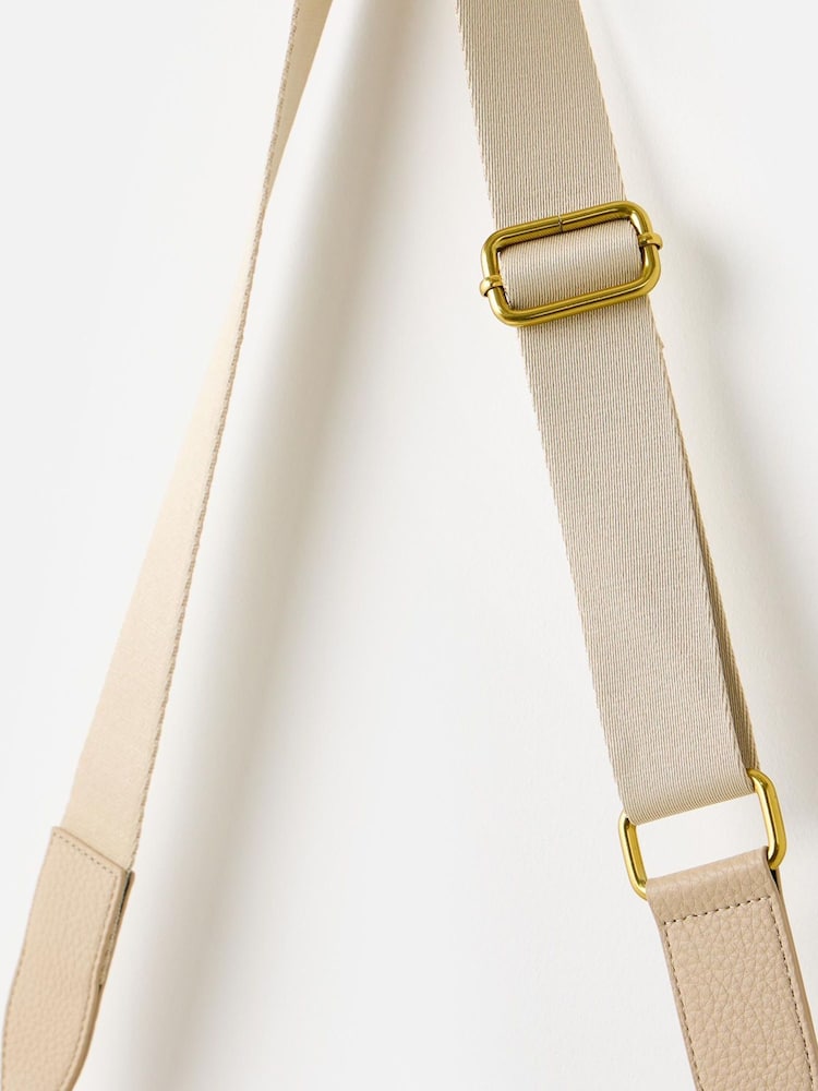 Oliver Bonas Cream Betty Corduroy Cross-body Belt Bag - Image 7 of 7