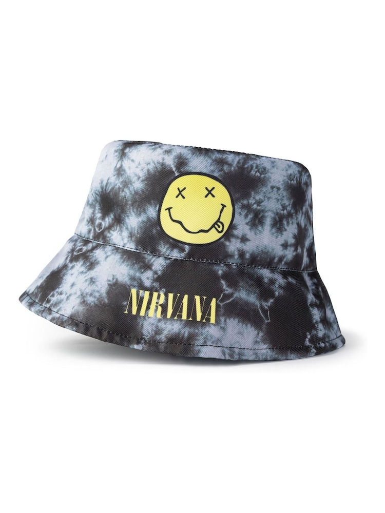 Vanilla Underground Black Kids Nirvana Bucket Hat - Image 1 of 9