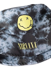 Vanilla Underground Black Kids Nirvana Bucket Hat - Image 7 of 9