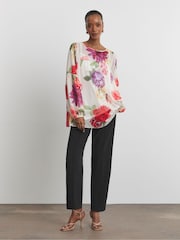 Joanna Hope Chiffon Romantic White Blouse - Image 1 of 5