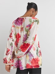 Joanna Hope Chiffon Romantic White Blouse - Image 2 of 5