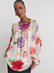 Joanna Hope Chiffon Romantic White Blouse - Image 4 of 5