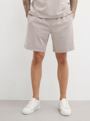 River Island Pink Stripe Seersucker Shorts - Image 1 of 4