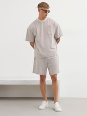 River Island Pink Stripe Seersucker Shorts - Image 2 of 4