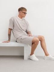 River Island Pink Stripe Seersucker Shorts - Image 3 of 4