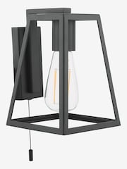 Dar Lighting Matt Black Claudia Wall Light - Image 1 of 4