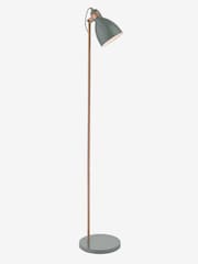 Dar Lighting Grey Satin Copper Frederick Task Lamp - Image 1 of 4