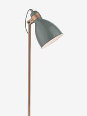 Dar Lighting Grey Satin Copper Frederick Task Lamp - Image 2 of 4