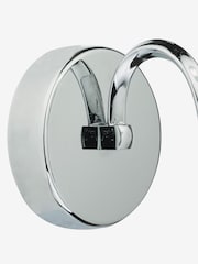 Dar Lighting Polished Chrome Crystal Pique Wall Light - Image 3 of 4