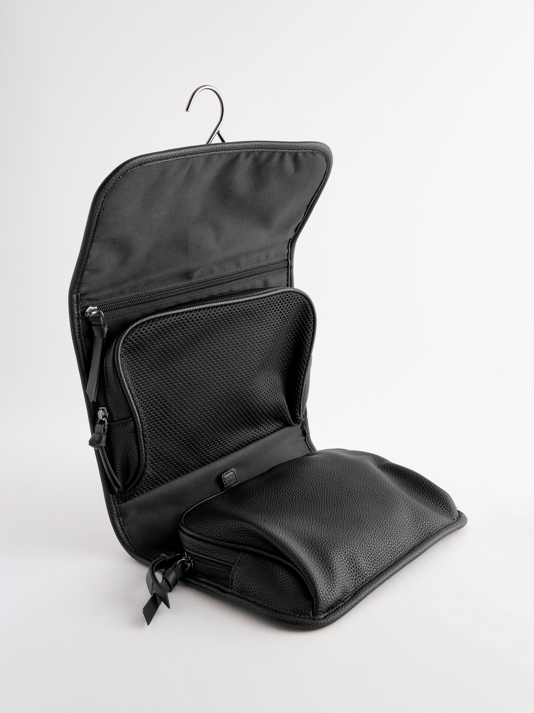 Buy Black Hanging Washbag from Next USA