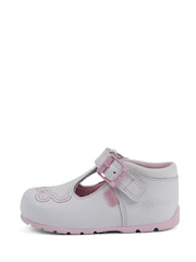 Kickers White Kick T-Bar Baby Wave Shoes - Image 1 of 6