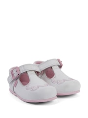 Kickers White Kick T-Bar Baby Wave Shoes - Image 3 of 6