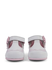 Kickers White Kick T-Bar Baby Wave Shoes - Image 4 of 6