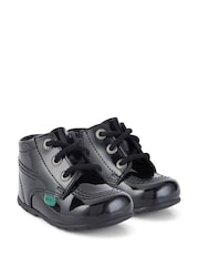 Kickers Black Baby Kick Hi Zip Boots - Image 3 of 6