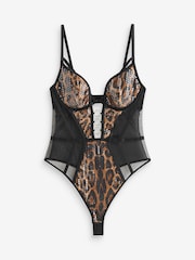 Ann Summers Brown Wilder Nights Animal Sequin Body - Image 5 of 5