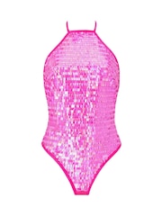 Ann Summers Pink Flashing Lights Sequin Body - Image 1 of 1