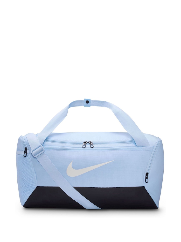 Nike Light Blue Small Brasilia 9.5 Training Duffel Bag (41L) - Image 1 of 7 Nike Light Blue Small Brasilia 9.5 Training Duffel Bag (41L) - Image 1 of 7