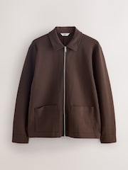 Brown Chocolate EDIT Long Sleeve Shacket - Image 7 of 10