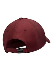 Nike Burgundy Red Unstructured Metal Swoosh Cap - Image 2 of 2