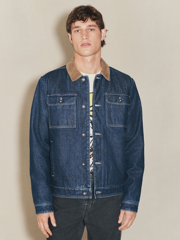 Denim EDIT Denim Trucker Jacket - Image 1 of 15