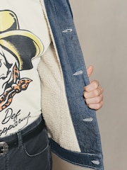 Denim EDIT Denim Trucker Jacket - Image 8 of 15