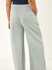Roman Grey Curve Front Pleat Trousers - Image 3 of 5