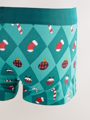 Blue Nutcracker Christmas Novelty Boxers - Image 2 of 4