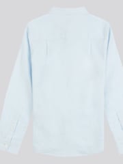 U.S. Polo Assn. Blue Boys Linen Blend Shirt - Image 7 of 8