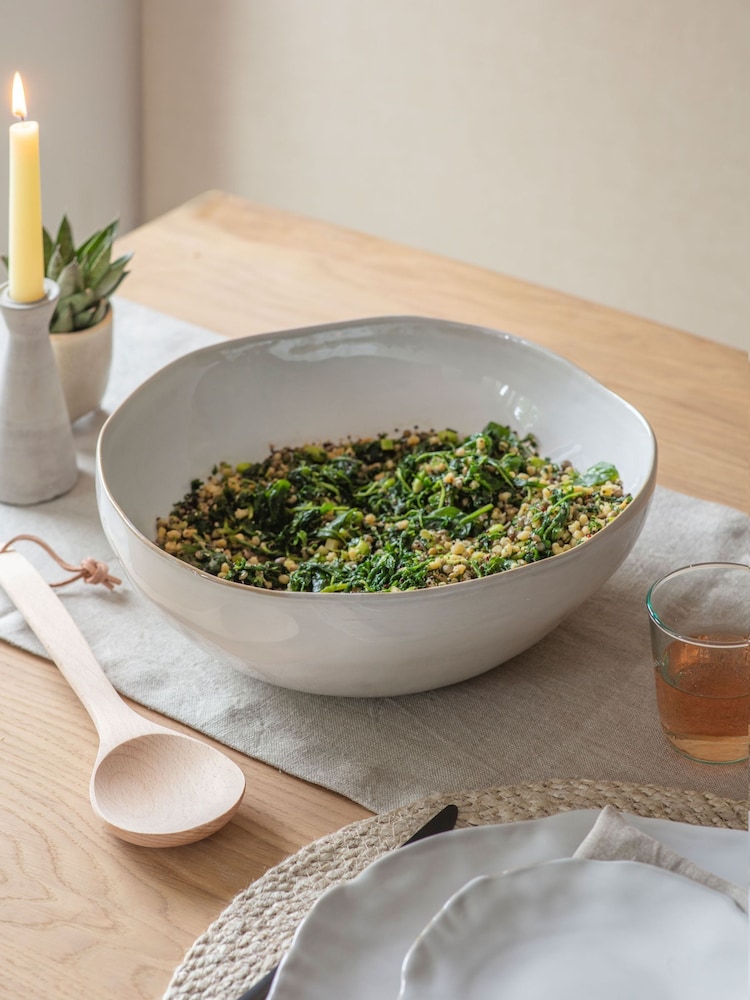 Garden Trading Natural Ithaca Salad Bowl - Image 1 of 3