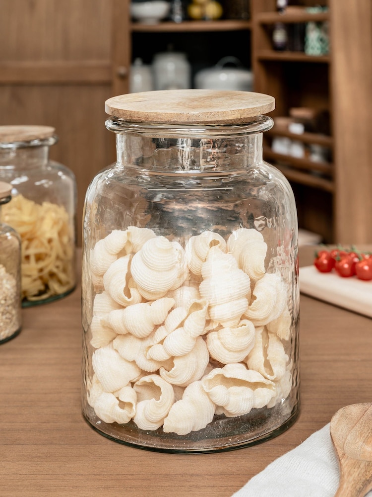 Garden Trading Clear and Natural Hawling Storage Jar - Image 2 of 4