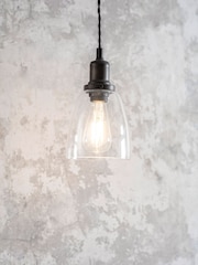 Garden Trading Antique Bronze Hoxton Domed Pendant Light - Image 1 of 2