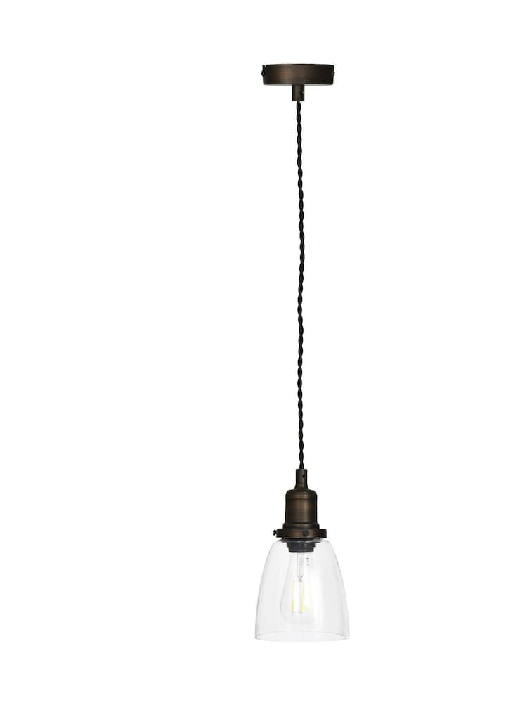 Garden Trading Antique Bronze Hoxton Domed Pendant Light - Image 2 of 2