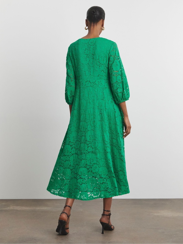 Joanna Hope Purple Value Lace Dress - Image 2 of 4